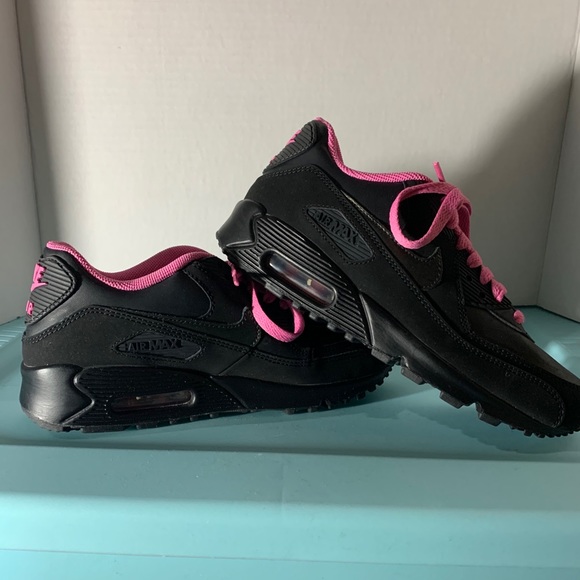 NEW VINTAGE NIKE AIR MAX RUNNING SHOES- PINK/BLK - Picture 11 of 14